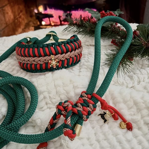 Collier&Laisse 2en1 Christmas Edition 🎄