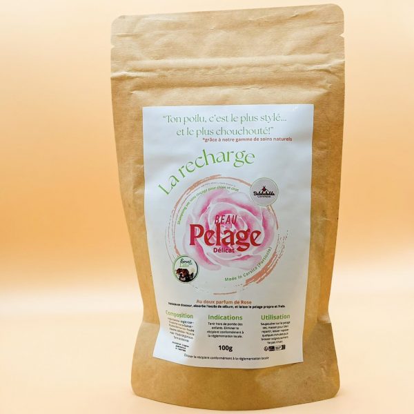 bf8efc2e-bbdd-4170-a1c4-de2c1ca6e41d Shampoing sec "Beau pelage délicat"